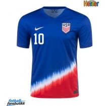 Forente Stater Christian Pulisic #10 Bortedrakt Copa America 2024 Kortermet